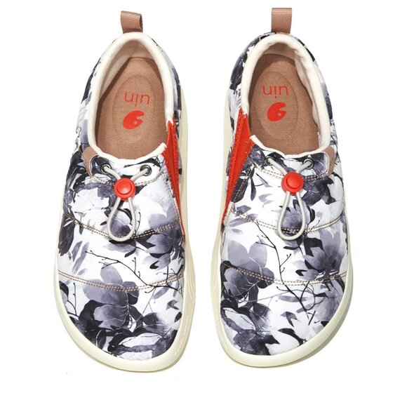 NWT UIN Women’s Travel Comfortable Shoes/Ink Flower Shadow/US8.5 - Picture 2 of 13